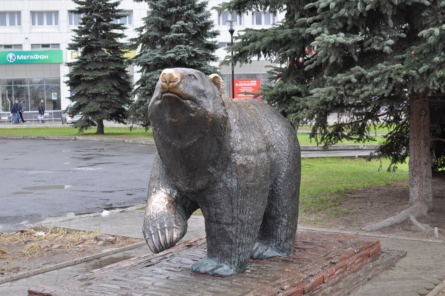 Пермский медведь памятник рисунок